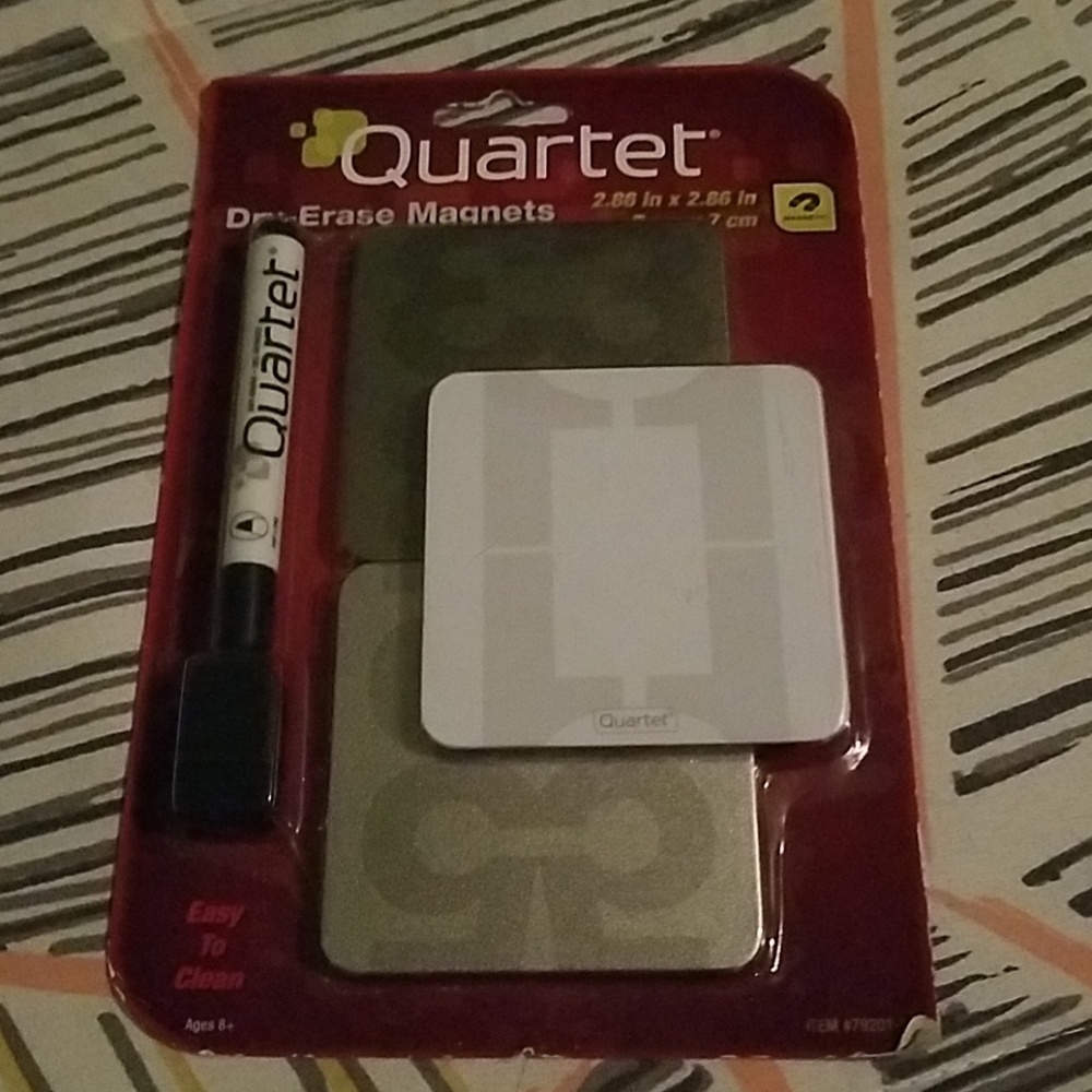 Dry erase magnets